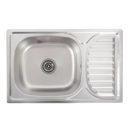 Stainless steel kitchen sink Valeso DECOR 6642 (0,8/180 mm)