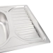 Stainless steel kitchen sink Valeso DECOR 6642 (0,8/180 mm) - Фото № 3