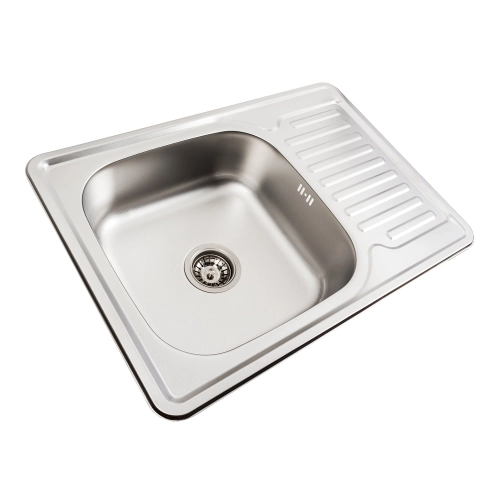 Stainless steel kitchen sink Valeso DECOR 7050 (0,8/180 mm)