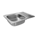 Stainless steel kitchen sink Valeso 7050 SATIN (0,8/180 mm) - Фото № 1