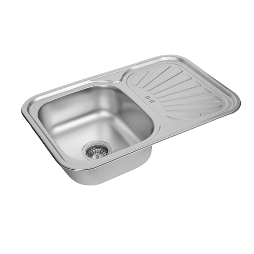 Stainless steel kitchen sink Valeso SATIN 7549 (0,8/180 mm) - Фото № 3