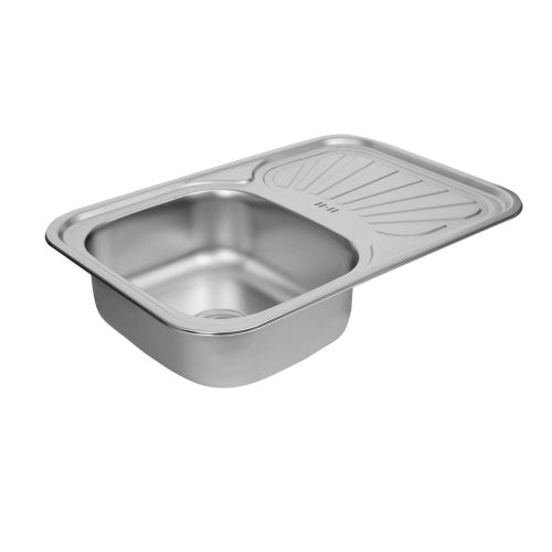 Stainless steel kitchen sink Valeso SATIN 7549 (0,8/180 mm) - Фото № 5