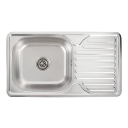 Кухонная мойка из нержавеющей стали Valeso ДЕКОР 7642 (0,8/180 мм)
