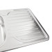 Stainless steel kitchen sink Valeso DECOR 7642 (0,8/180 mm) - Фото № 3