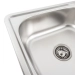 Stainless steel kitchen sink Valeso DECOR 7642 (0,8/180 mm) - Фото № 4
