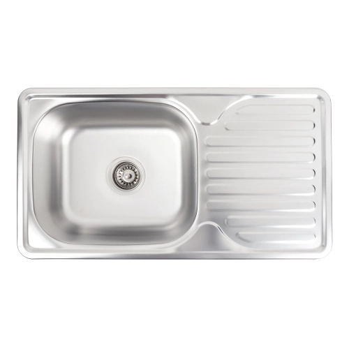 Stainless steel kitchen sink Valeso SATIN 7642 (0,8/180 mm) - Фото № 2