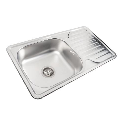 Stainless steel kitchen sink Valeso SATIN 7642 (0,8/180 mm)