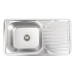 Stainless steel kitchen sink Valeso SATIN 7642 (0,8/180 mm) - Фото № 1
