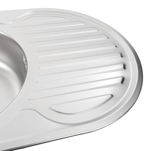 Stainless steel kitchen sink Valeso 7750 SATIN (0,8/180 mm) - Фото № 4