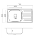 Stainless steel kitchen sink Valeso SATIN 7850 (0,8/180 mm) - Фото № 9