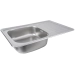 Stainless steel kitchen sink Valeso SATIN 7850 (0,8/180 mm) - Фото № 3