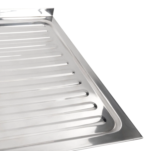 Кухонная мойка из нержавеющей стали Valeso ПОЛИРОВКА 8050 L (0,7/160 мм) - Фото № 2