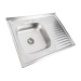 Stainless steel kitchen sink Valeso 8060 L DECOR (0,7/160 mm) - Фото № 4