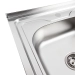 Stainless steel kitchen sink Valeso 8060 L DECOR (0,7/160 mm) - Фото № 10