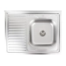 Stainless steel kitchen sink Valeso 8060 R DECOR (0,7/160 mm) - Фото №1