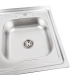 Stainless steel kitchen sink Valeso 8060 R DECOR (0,7/160 mm) - Фото № 2