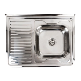 Stainless steel kitchen sink Valeso 8060 R POLISHING (0,7/160 mm)