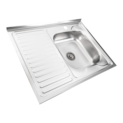 Stainless steel kitchen sink Valeso SATIN 8060 R (0,7/160 mm) - Фото № 2