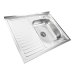 Stainless steel kitchen sink Valeso SATIN 8060 R (0,7/160 mm) - Фото № 2