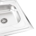 Stainless steel kitchen sink Valeso SATIN 8060 R (0,7/160 mm) - Фото № 3