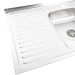 Stainless steel kitchen sink Valeso SATIN 8060 R (0,7/160 mm) - Фото № 4