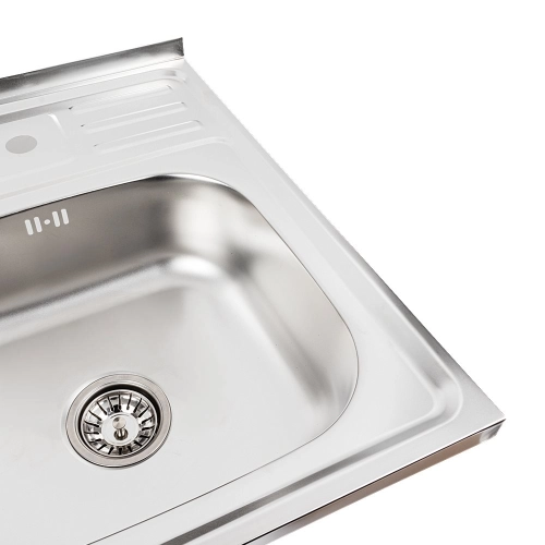 Кухонная мойка из нержавеющей стали Valeso САТИН 5060 (0,7/160 мм) - Фото № 2