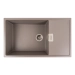 Granite kitchen sink Platinum 8650 DIAMOND matte Dune