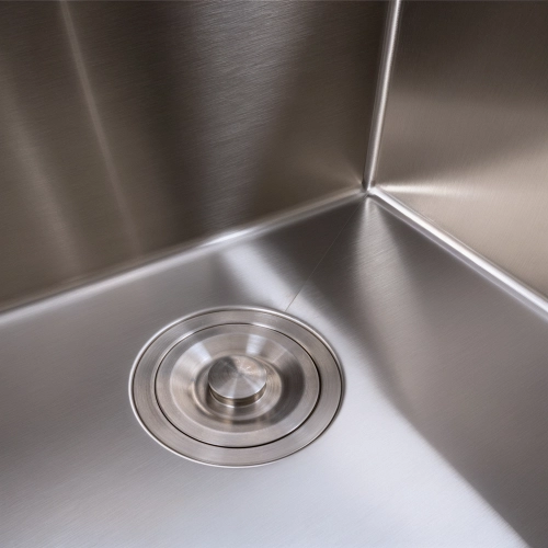 Кухонная мойка 45*45 Valeso Handmade нержавейка(сифон круглый 3,0/0,8) - Фото № 4