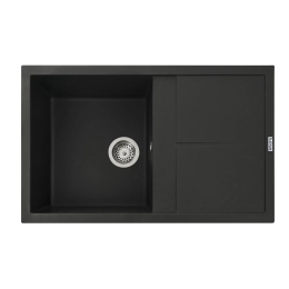 Гранитная мойка для кухни VALESO SELENA 7950 матовая Черная