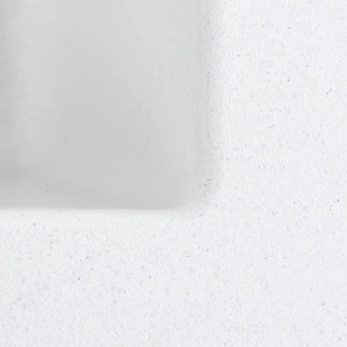 VALESO RUBA 4040 Composite Granite Kitchen Sink Matte Snow White - Фото № 7