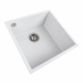 VALESO RUBA 4040 Composite Granite Kitchen Sink Matte Snow White - Фото № 2