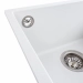 VALESO RUBA 4040 Composite Granite Kitchen Sink Matte Snow White - Фото № 4