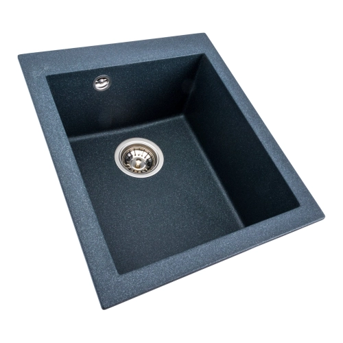 Гранитная мойка для кухни VALESO SOKIL 4150 матовая Антрацит - Фото № 1