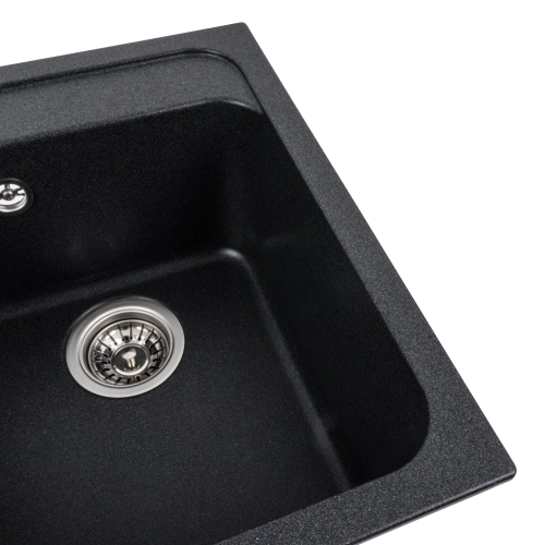 VALESO KORRADO 4050 Composite Granite Kitchen Sink Matte Carbon - Фото № 1