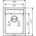 VALESO KORRADO 4050 Composite Granite Kitchen Sink Matte Carbon - Фото № 5