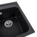 VALESO KORRADO 4050 Composite Granite Kitchen Sink Matte Carbon - Фото № 1