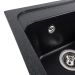 VALESO KORRADO 4050 Composite Granite Kitchen Sink Matte Carbon - Фото № 2