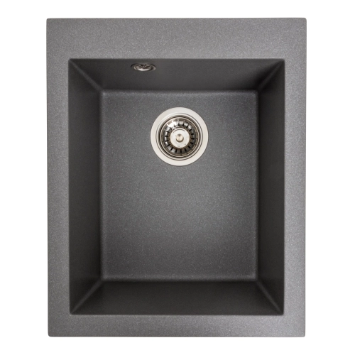 Гранитная мойка для кухни VALESO SOKIL 4150 матовая Серый муссон