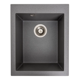 Гранитная мойка для кухни VALESO SOKIL 4150 матовая Серый муссон
