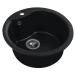 VALESO TURAS 480 Granite Kitchen Sink, Matte Metallic Black - Фото № 2