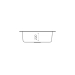 VALESO TURAS 480 Granite Kitchen Sink, Matte Metallic Black - Фото № 4