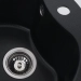 VALESO TURAS 480 Granite Kitchen Sink, Matte Metallic Black - Фото № 3