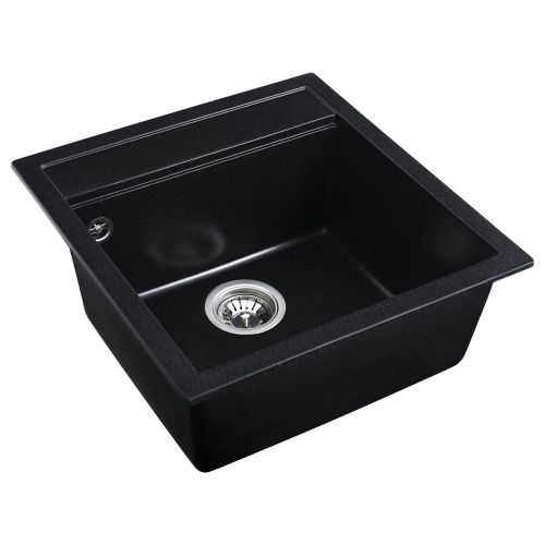 VALESO FIESTA 5149 Granite Kitchen Sink, Matte Metallic Black - Фото № 1