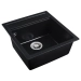 VALESO FIESTA 5149 Granite Kitchen Sink, Matte Metallic Black - Фото № 1