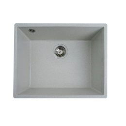 Гранитная мойка для кухни VALESO OASIS 5444 матовая Белая в точку