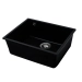 Гранитная мойка для кухни VALESO OASIS 5444 матовая Черная - Фото № 3