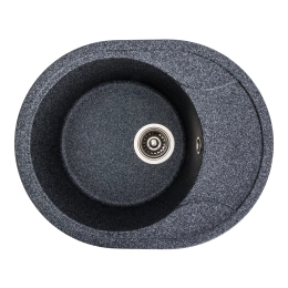 Гранитная мойка для кухни VALESO ONYX 5847 матовая Графит