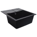 VALESO ARIA 5851 Granite Kitchen Sink, Matte Black - Фото № 2