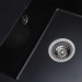 VALESO ARIA 5851 Granite Kitchen Sink, Matte Black - Фото № 3