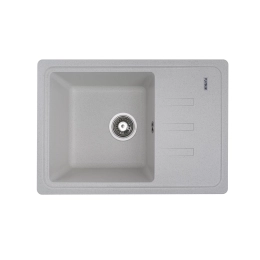 Гранитная мойка для кухни VALESO LIANA 6243 матовая Белая в точку